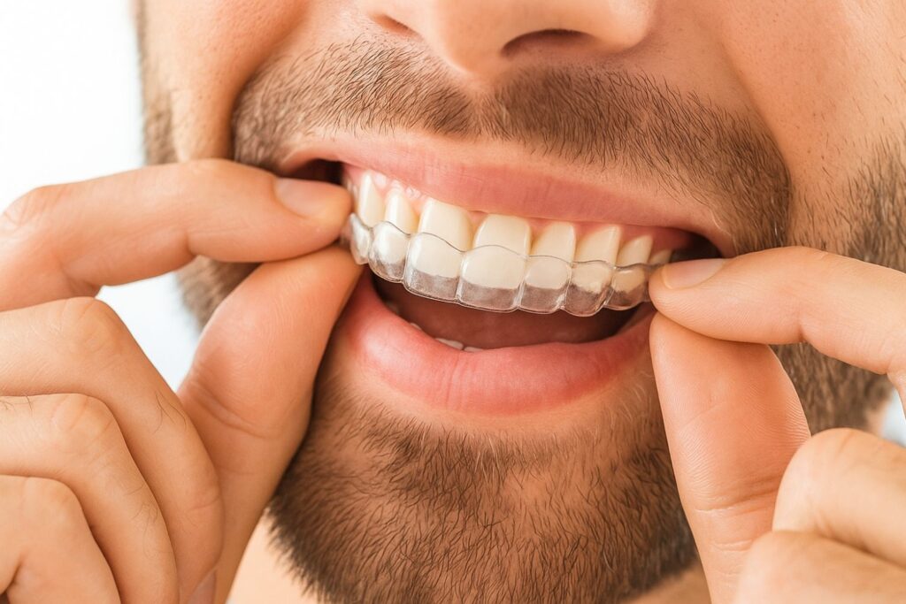 Ortodoncia invisible: la opción más discreta para alinear tu sonrisa ORTODONCIA INVISIBLE EVODENTAL HOMBRE